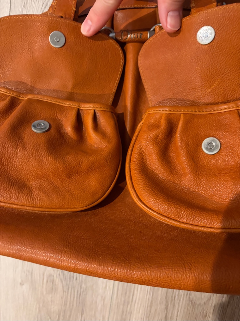Christian Dior Logo My Dior Large Bag with Double Pockets - Picture 10 of 16